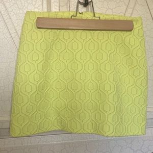 Lilly Pulitzer Limoncello Color Mini Skirt Size 00